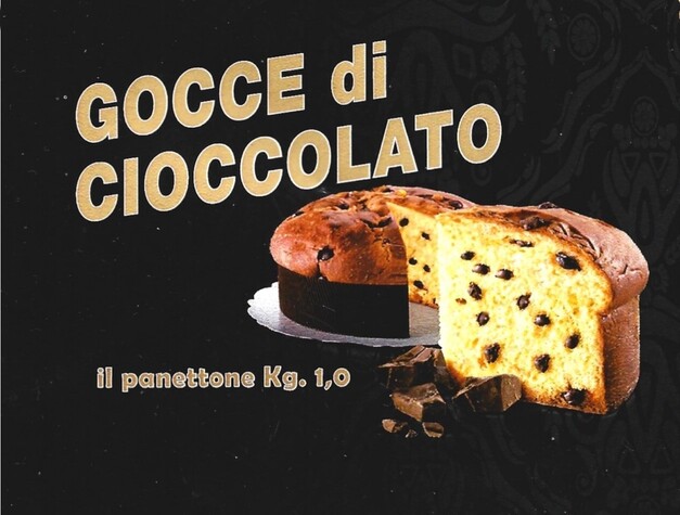 a picture of Panettone artigianale con gocce di cioccolato da 1 kg