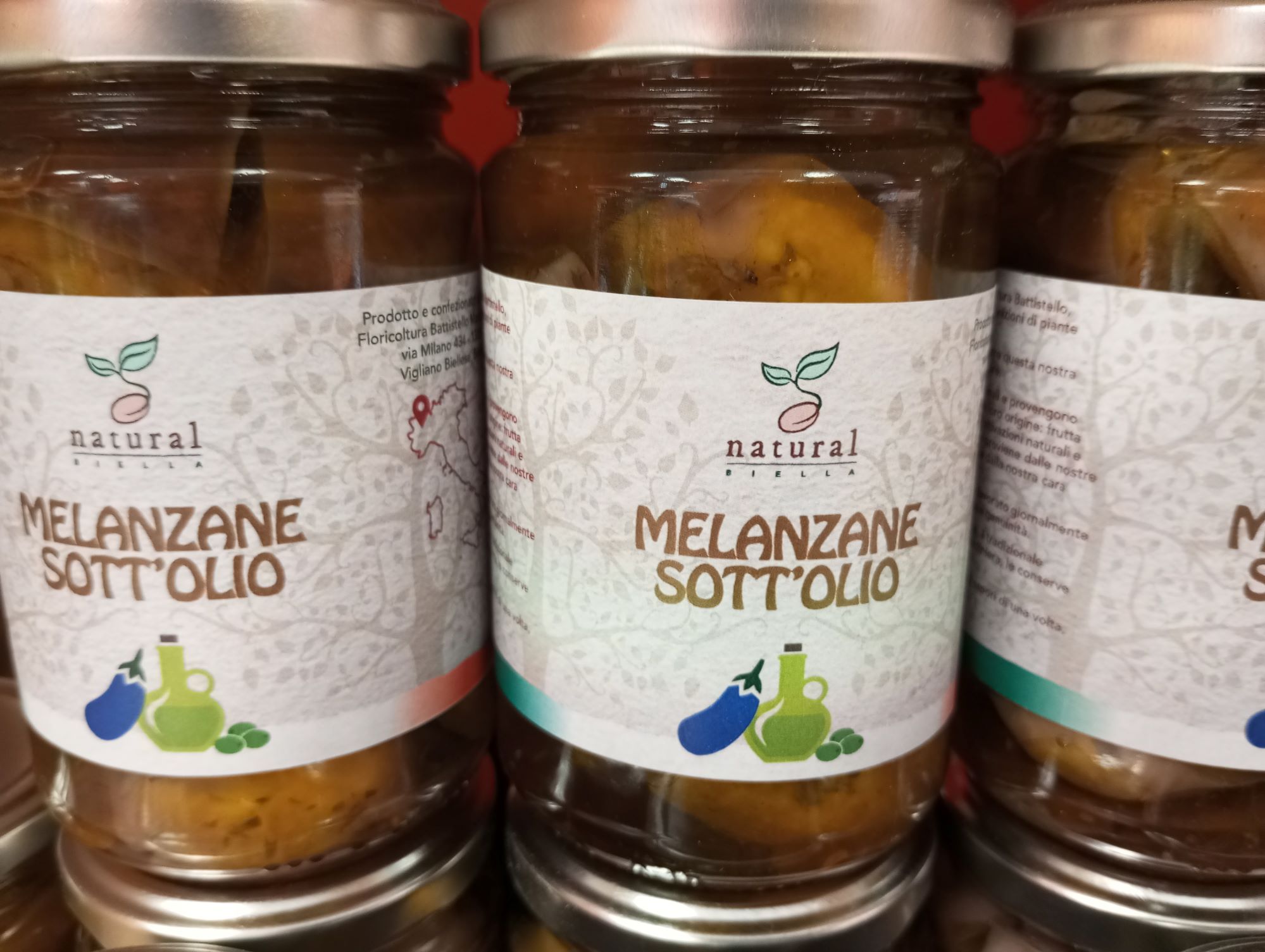 a picture of melanzane sott olio