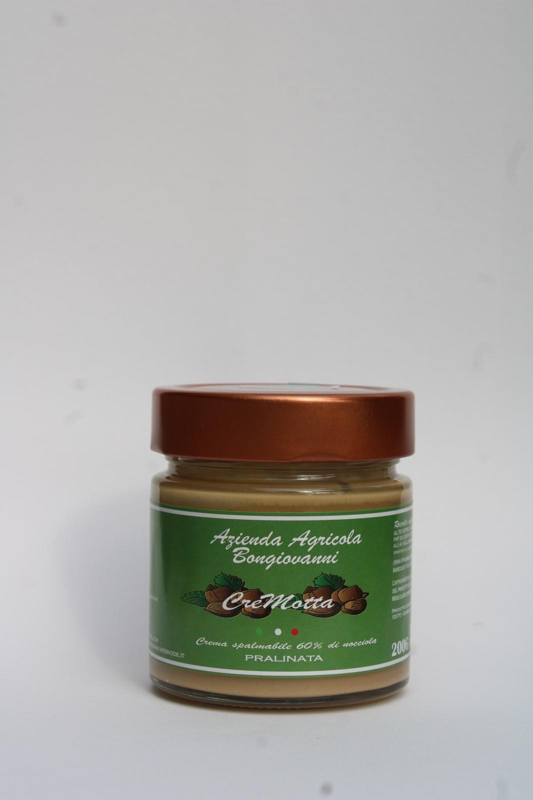 a picture of crema di nocciole pralinata chiara artigianale piemonte