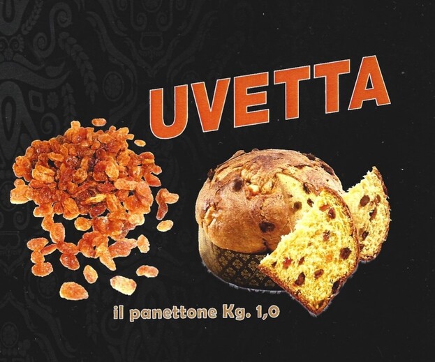 a picture of Panettone artigianale con uvetta da 1 kg